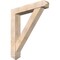 Ekena Millwork Traditional Arts and Crafts Smooth Bracket w/ Offset Brace, Douglas Fir, 7 1/2"W x 42"D x 48"H BKT0806X42X48TRA03SDF - alternate 1